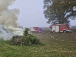 Die Feuerwehr Sachsenhausen rückte wegen einer Rauchentwicklung in Richtung Freienhagen aus.