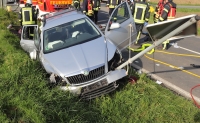 Auf der Kreuzung L 838 / K 30 in Borgentreich ereignete sich ein schwerer Verkehrsunfall.