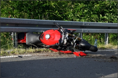 Im Jahr 2022 starb ein Motorradfahrer im Bereich Frankenau nach einem Unfall.