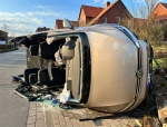 Zwei Frauen wurden bei einem Unfall am 5. April 2023 in ihrem Fahrzeug eingeklemmt. 