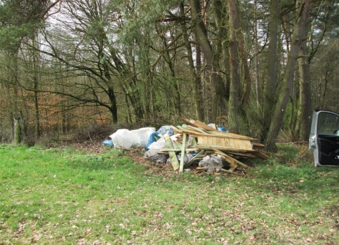 In den letzten Tagen wurden der Polizei zwei Fälle von illegaler Müllentsorgung in Waldgebieten gemeldet.