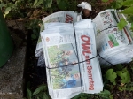 Mehrere Pakete einer Paderborner Zeitung wurden am Diemelsee entsorgt.