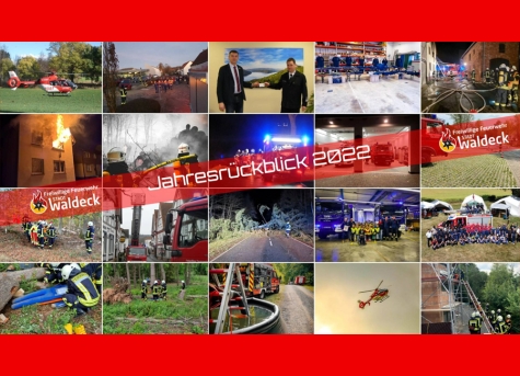 Die Feuerwehren der Stadt Waldeck blicken auf ein erfolgreiches Jahr 2022 zurück.