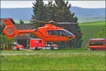Der Mann wurde mit dem Rettungshubschrauber in die Marburger Uniklinik geflogen. 