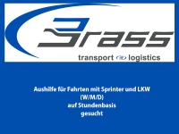 Aushilfe für Fahrten mit Sprinter und LKW gesucht