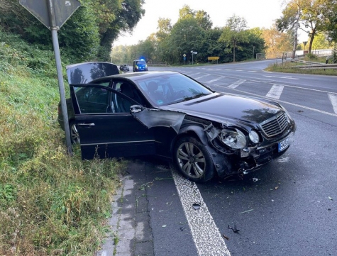 Am 26. September 2021 kam es auf der Bundesstraße 252 zu einem Verkehrsunfall.