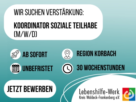 Lebenshilfe-werk sucht Verstärkung