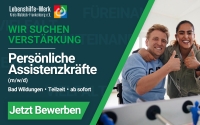 Lebenshilfe sucht persönliche Assistenzkräfte