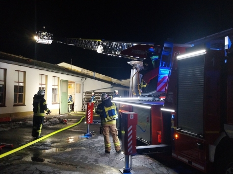 Ein Schwelbrand forderte die Feuerwehr in Westheim.