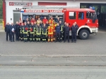 Am 27. September 2025 nahmen Stadtbrandinspektor M. Hobrath und sein Stellvertreter J. Schmidt die letzten Ausbildungsinhalte ab.