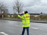 Auf der A 49 bei Baunatal entzog sich ein Motorradfahrer einer Verkehrskontrolle.