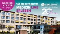 Die Asklepios Stadtklinik Bad Wildungen lädt am 14. Juni 2026 zum Tag der offenen Tür ein.
