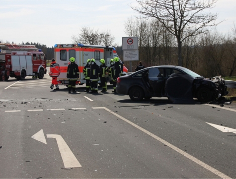 Am 29. März ereignete sich ein Verkehrsunfall auf der Bundesstraße 252 zwischen Korbach und Meineringhausen.