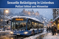 In einem vollbesetzten Bus der Linie 2 kam es am Marburger Hauptbahnhof zu einem Vorfall, bei dem eine junge Frau belästigt wurde.