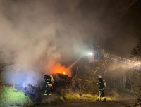 Einen Großbrand konnte die Bad Wildunger Wehr am 15. April 2021 verhindern.