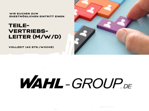 Die Wahl-Group in Korbach sucht  einen Teilevertriebsleiter für die Marken BMW & MINI.