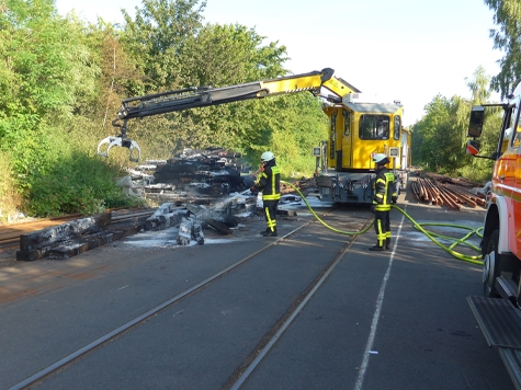 Feuerwehreinsatz in Kassel.