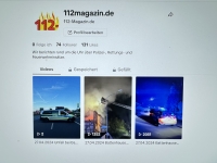 Ab sofort steht Euch der TikTok-Kanal von 112-magazin.de zur Verfügung.