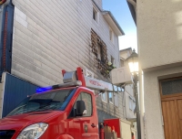 Am Freitag war die Bad Wildunger Feuerwehr in der Altstadt im Einsatz.