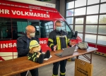 Mit viel Engagement haben die Kameradinnen und Kameraden der Volkmarser Feuerwehr die diesjährige Brandschutzerziehung digital durchgeführt.