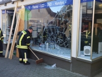 In der Korbacher Innenstadt kam es zu zwei Einbrüchen mit Beschädigungen.