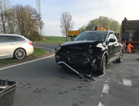 Am 29. April 2022 ereignete sich ein Verkehrsunfall auf der Bundesstraße 252 bei Korbach.