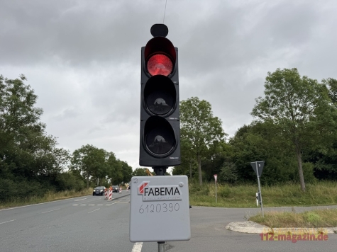 Hessen Mobil saniert Schadstellen auf der Kreisstraße 35 in Hemfurth.