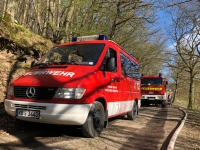 In der Gemarkung Holzhausen (Hatzfeld) waren am 10. April Feuerwehren und Polizeikräfte im Einsatz.