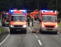 Am 9. Juni kam es auf der Bundesstraße 251 zu einem Verkehrsunfall - eine Person musste mit dem Rettungshubschrauber in eine Unfallklinik geflogen werden.