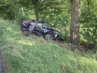 Auf der L 3073 zwischen Frankenberg und Gemünden kam es am 2. Juli 2026 zu einem schweren Verkehrsunfall.
