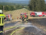 Durch schnelles Handeln am 24. August 2022 konnte die Feuerwehr ein Feuer auf der Helmscheider Höhe rechtzeitig löschen.