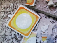 Müll abgeladen - Wege verstopft