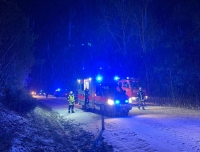 21 Stunden war die Kreisstraße 117 zwischen Burgwald und Wiesenfeld nach einem Unfall gesperrt.