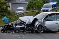 Bei dem Unfall am Montagabend, dem 15. Juli, wurden beide Fahrzeuge erheblich beschädigt. 