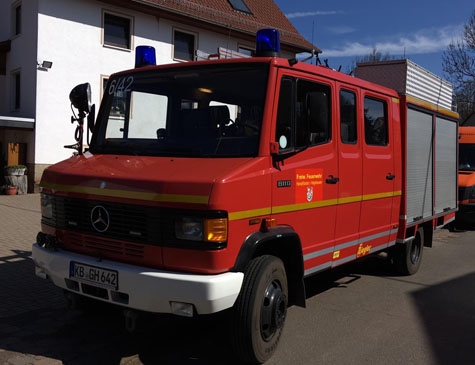 Ein Kaminbrand in Halgehausen rief am 1. Mai die Hainaer Wehren und den Bezirksschornsteinfegermeister auf den Plan