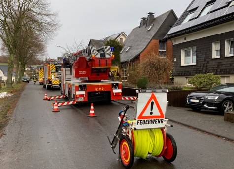 Kaminbrand in Wülfte - so lautete die Einsatzmeldung der Briloner Feuerwehr am Montagmorgen (19. Dezember 2022) gegen 10.30 Uhr.