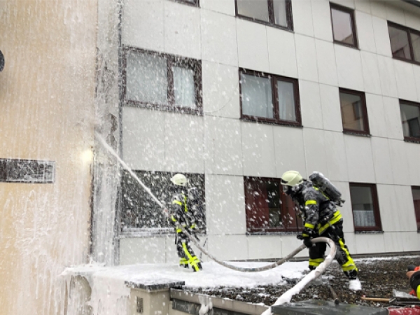In Kassel kam es am Freitag zu einem Gebäudebrand.