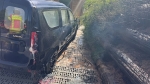 Das Auto konnte nach dem Brand in Braunsen nicht mehr gerettet werden.