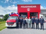 Das neue Feuerwehrhaus der Löschgruppe Westheim wurde offiziell übergeben.