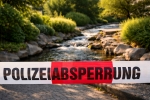 Bei Arbeiten am Bach Wilde wurde eine leblose Frau im Bachlauf entdeckt und die Polizei informiert.