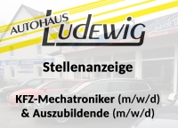 Das Autohaus Ludeweig in Waldeck sucht Verstärkung (m/w/d). Jetzt bewerben!