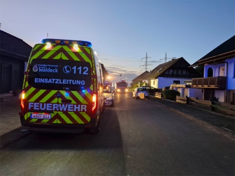 Am 5. Oktober musste die Feuerwehr in den Ostring ausrücken.