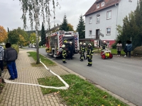 Am 7. Oktober 2025 sicherten Kräfte eine an der Kochstelle angeschlossene Gasflasche und verbrachten sie ins Freie; die Wohnung wurde belüftet und freigemessen.