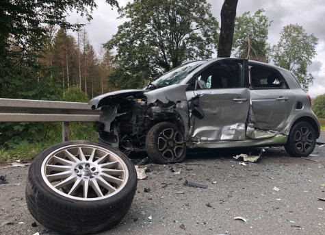 Zwischen Röddenau und Somplar ereignete sich am Samstagnachmittag ein Verkehrsunfall.