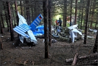 Bei einem Flugzeugabsturz Nahe Wilnsdorf ist am Morgen der 25 Jahre alte Pilot ums Leben gekommen.
