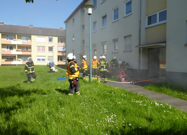 Die Kasseler Feuerwehr musste am Samstag zu einem Brand ausrücken.
