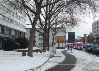 Die Feuerwehr Kassel wurde am 20. Januar 2024 um 11.32 Uhr zu einem Brand in einem Wohnhochhaus alarmiert.