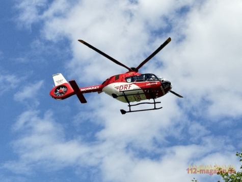 Nach dem Unfall am 28. Mai 2026 wurde die 53-Jährige mit einem Rettungshubschrauber in das Klinikum Kassel geflogen.