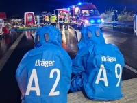 Am 10. Oktober 2024 rückten die Feuerwehren zur A 44 bei der Raststätte Biggenopf aus.