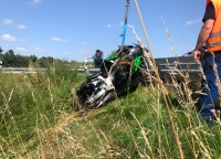 Bei Volkmarsen ereignete sich am Sonntagnachmittag ein schwerer Motorradunfall.